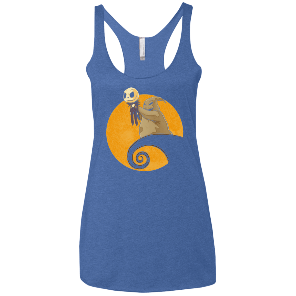 T-Shirts Vintage Royal / X-Small Halloween King Women's Triblend Racerback Tank