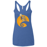 T-Shirts Vintage Royal / X-Small Halloween King Women's Triblend Racerback Tank