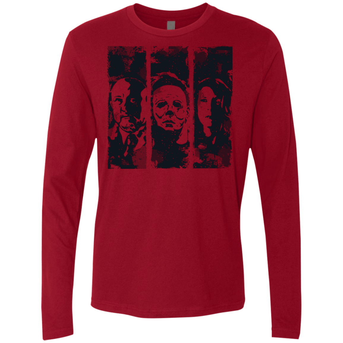 T-Shirts Cardinal / Small HALLOWEEN Men's Premium Long Sleeve