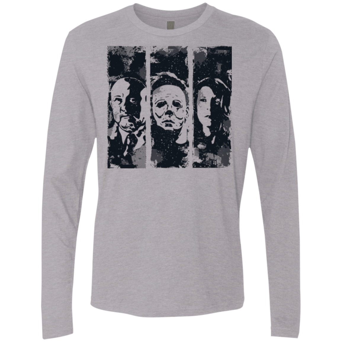 T-Shirts Heather Grey / Small HALLOWEEN Men's Premium Long Sleeve