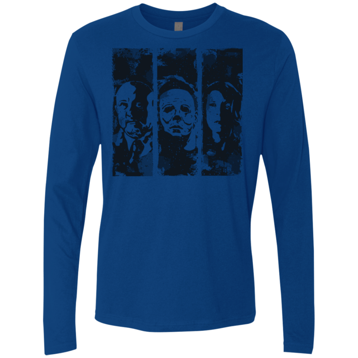 T-Shirts Royal / Small HALLOWEEN Men's Premium Long Sleeve