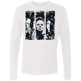 T-Shirts White / Small HALLOWEEN Men's Premium Long Sleeve