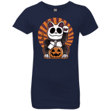 T-Shirts Midnight Navy / YXS Halloween Neko Girls Premium T-Shirt