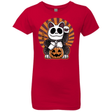 T-Shirts Red / YXS Halloween Neko Girls Premium T-Shirt