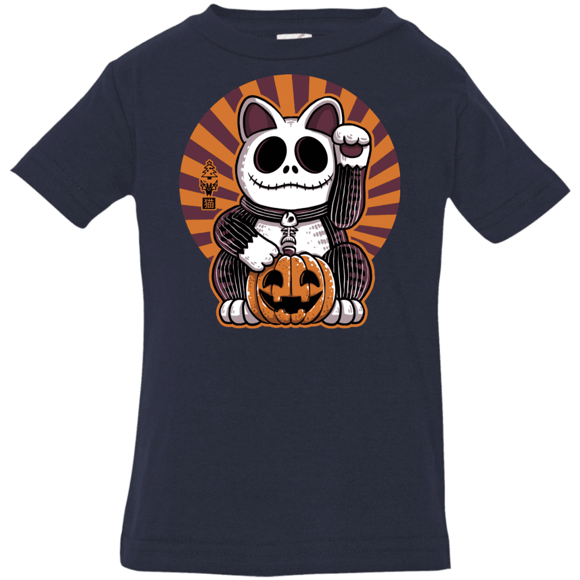 T-Shirts Navy / 6 Months Halloween Neko Infant Premium T-Shirt