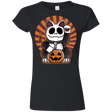T-Shirts Black / S Halloween Neko Junior Slimmer-Fit T-Shirt
