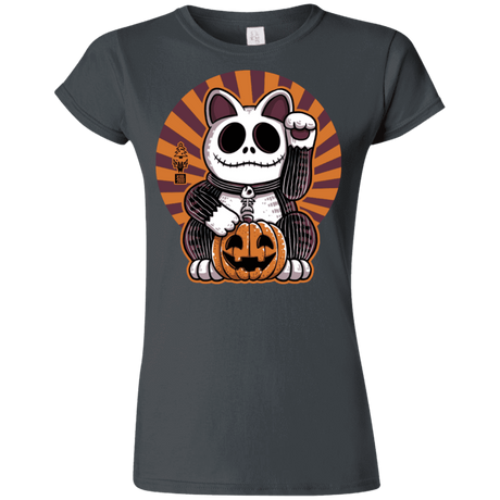 T-Shirts Charcoal / S Halloween Neko Junior Slimmer-Fit T-Shirt