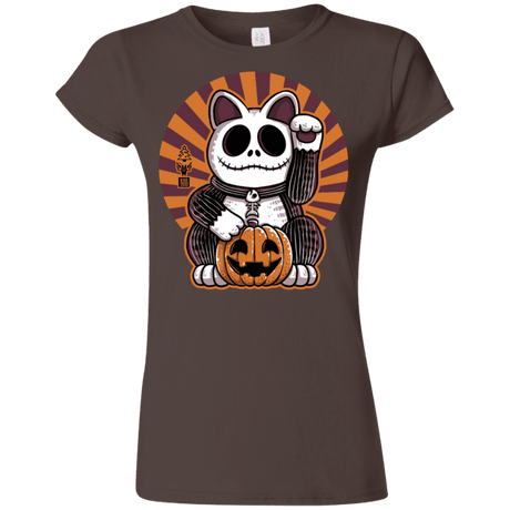 T-Shirts Dark Chocolate / S Halloween Neko Junior Slimmer-Fit T-Shirt