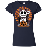 T-Shirts Navy / S Halloween Neko Junior Slimmer-Fit T-Shirt