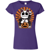 T-Shirts Purple / S Halloween Neko Junior Slimmer-Fit T-Shirt