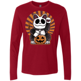 T-Shirts Cardinal / S Halloween Neko Men's Premium Long Sleeve