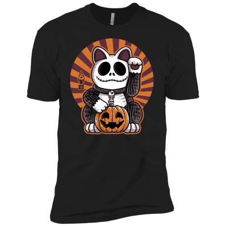 T-Shirts Black / X-Small Halloween Neko Men's Premium T-Shirt