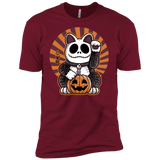 T-Shirts Cardinal / X-Small Halloween Neko Men's Premium T-Shirt