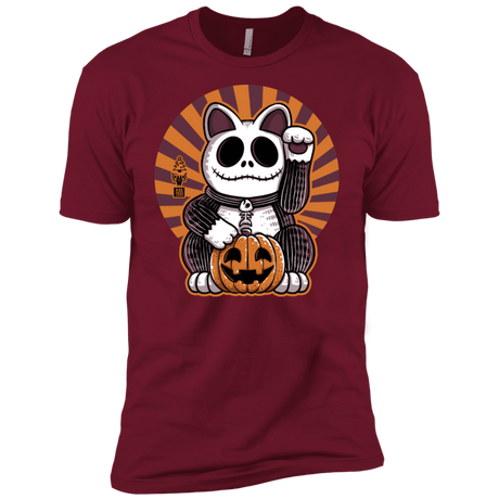 T-Shirts Cardinal / X-Small Halloween Neko Men's Premium T-Shirt