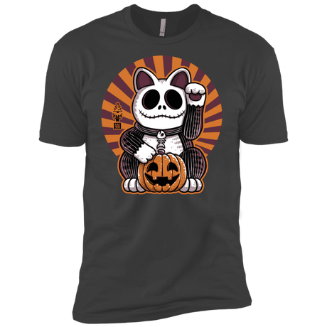 T-Shirts Heavy Metal / X-Small Halloween Neko Men's Premium T-Shirt