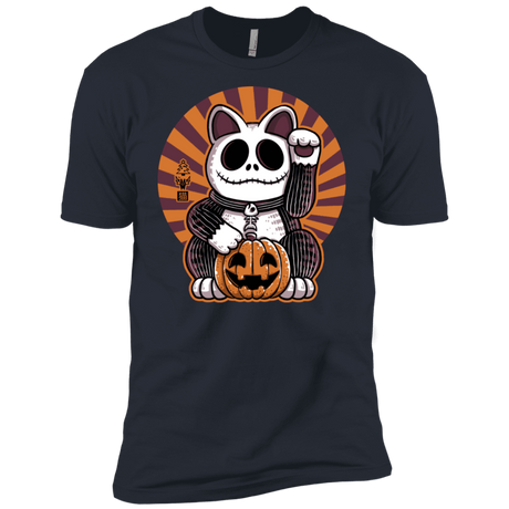 T-Shirts Indigo / X-Small Halloween Neko Men's Premium T-Shirt