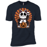 T-Shirts Midnight Navy / X-Small Halloween Neko Men's Premium T-Shirt