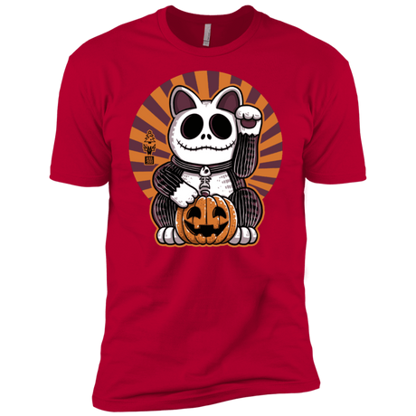 T-Shirts Red / X-Small Halloween Neko Men's Premium T-Shirt