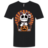 T-Shirts Black / X-Small Halloween Neko Men's Premium V-Neck