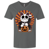 T-Shirts Heavy Metal / X-Small Halloween Neko Men's Premium V-Neck