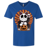 T-Shirts Royal / X-Small Halloween Neko Men's Premium V-Neck