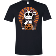 T-Shirts Black / X-Small Halloween Neko Men's Semi-Fitted Softstyle
