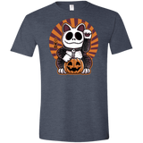 T-Shirts Heather Navy / S Halloween Neko Men's Semi-Fitted Softstyle