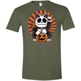 T-Shirts Military Green / S Halloween Neko Men's Semi-Fitted Softstyle