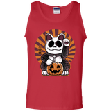 T-Shirts Red / S Halloween Neko Men's Tank Top