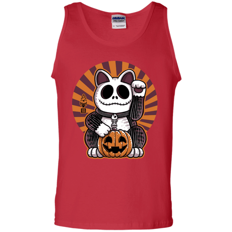 T-Shirts Red / S Halloween Neko Men's Tank Top