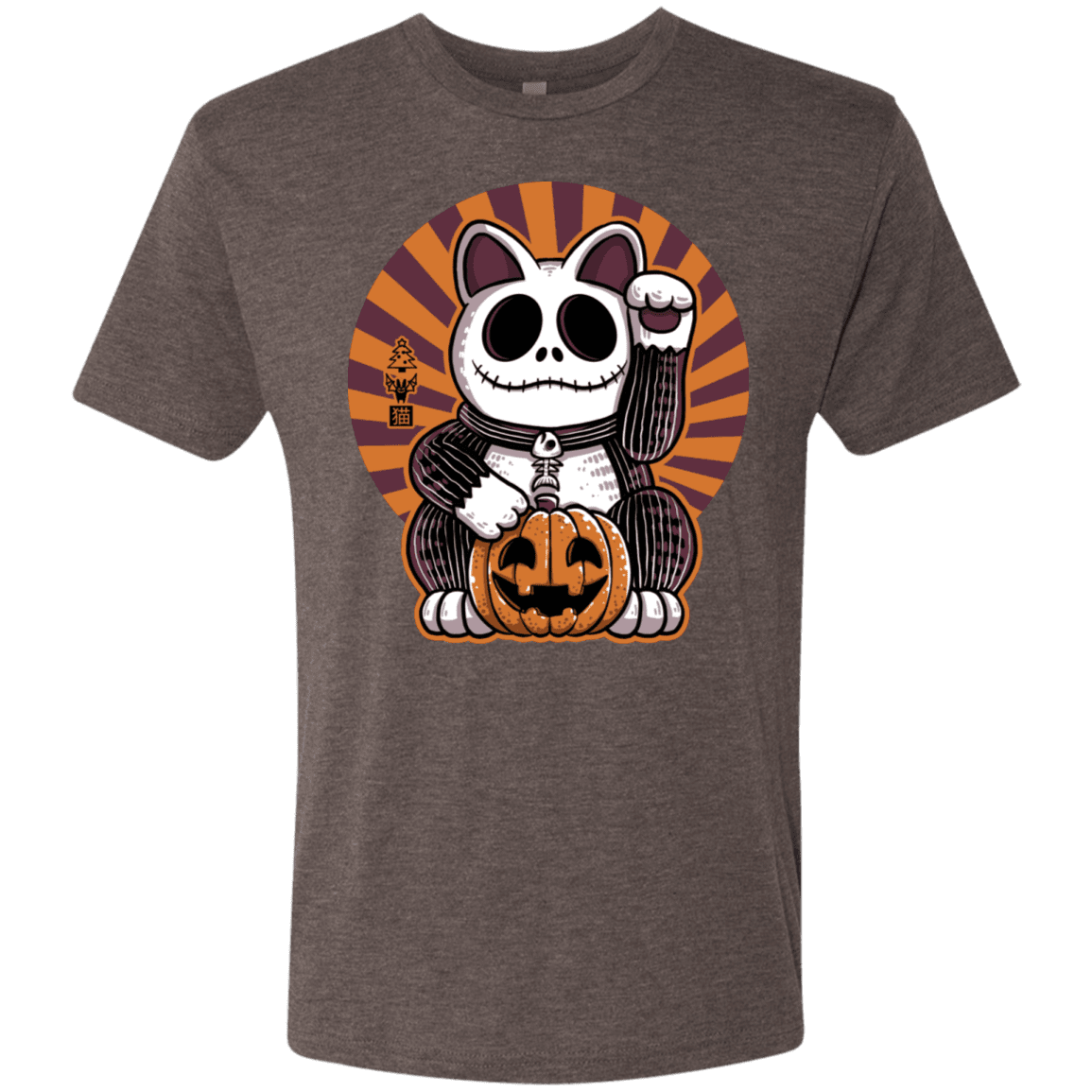 T-Shirts Macchiato / S Halloween Neko Men's Triblend T-Shirt