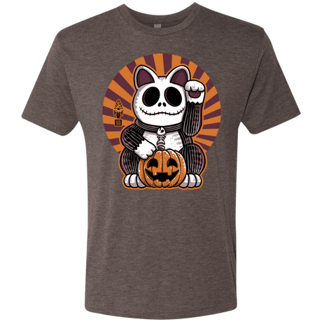 T-Shirts Macchiato / S Halloween Neko Men's Triblend T-Shirt