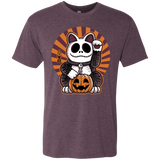 T-Shirts Vintage Purple / S Halloween Neko Men's Triblend T-Shirt