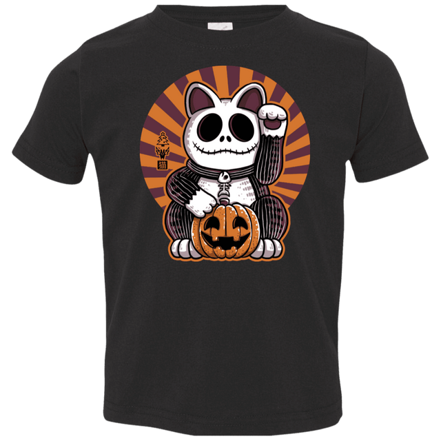 T-Shirts Black / 2T Halloween Neko Toddler Premium T-Shirt