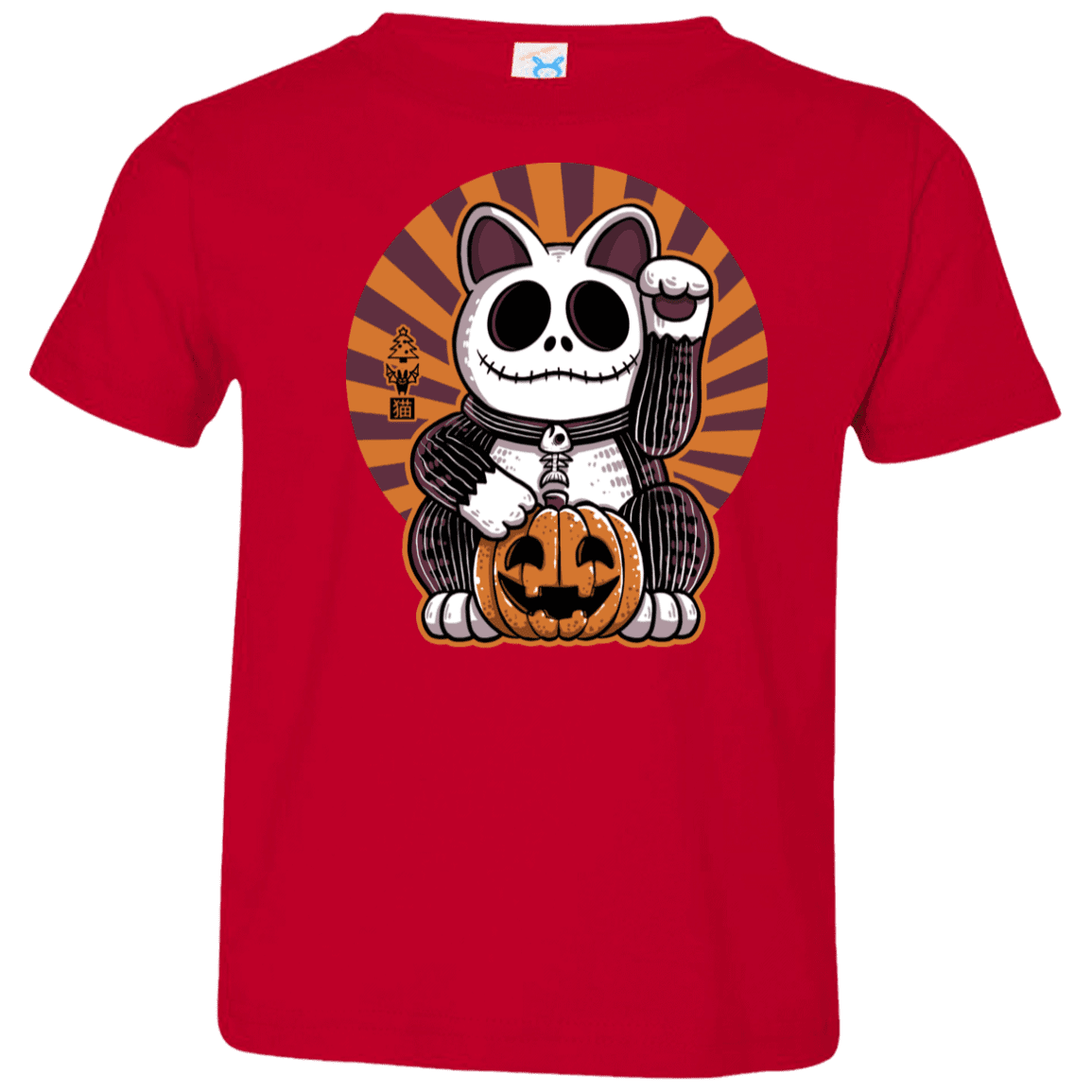 T-Shirts Red / 2T Halloween Neko Toddler Premium T-Shirt