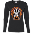 T-Shirts Black / S Halloween Neko Women's Long Sleeve T-Shirt