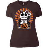 T-Shirts Dark Chocolate / X-Small Halloween Neko Women's Premium T-Shirt