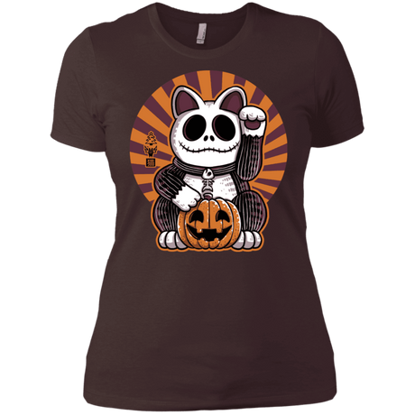 T-Shirts Dark Chocolate / X-Small Halloween Neko Women's Premium T-Shirt