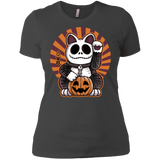 T-Shirts Heavy Metal / X-Small Halloween Neko Women's Premium T-Shirt