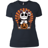 T-Shirts Indigo / X-Small Halloween Neko Women's Premium T-Shirt