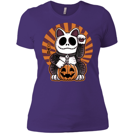 T-Shirts Purple Rush/ / X-Small Halloween Neko Women's Premium T-Shirt