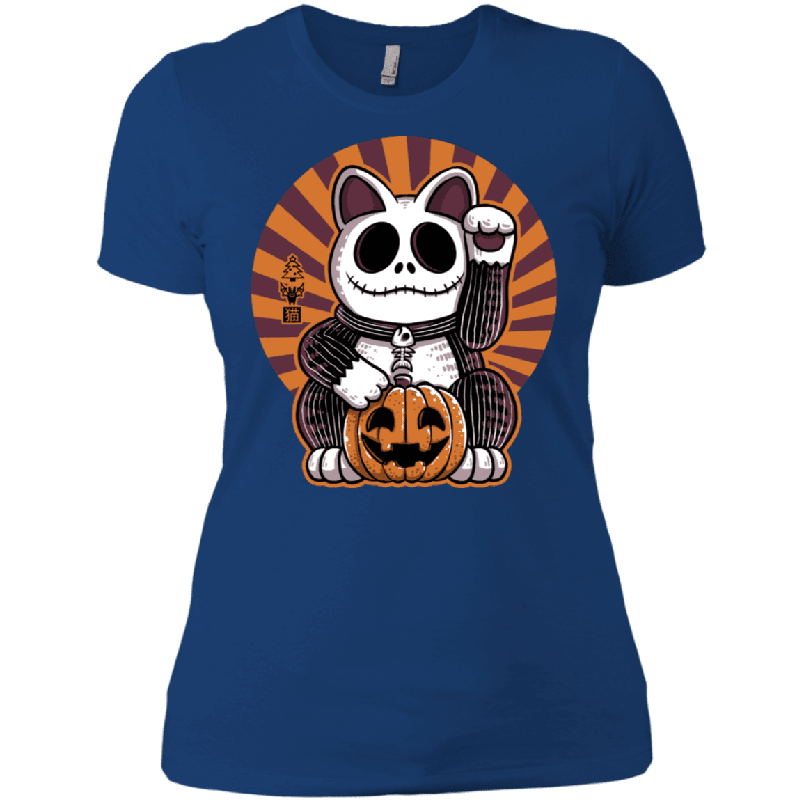 T-Shirts Royal / X-Small Halloween Neko Women's Premium T-Shirt