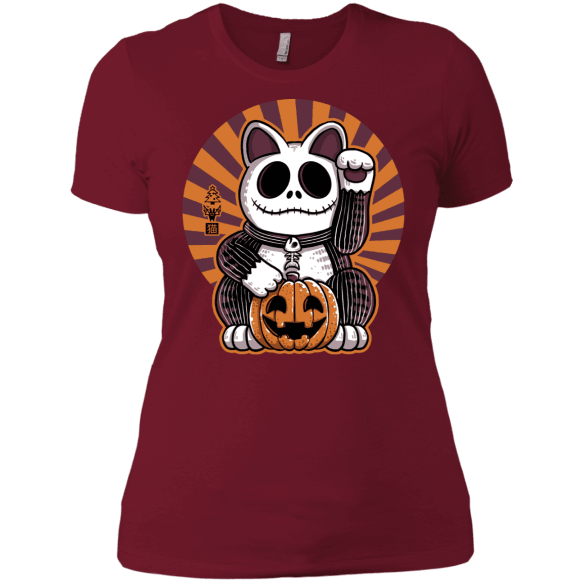 T-Shirts Scarlet / S Halloween Neko Women's Premium T-Shirt