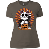 T-Shirts Warm Grey / X-Small Halloween Neko Women's Premium T-Shirt