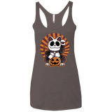 T-Shirts Macchiato / X-Small Halloween Neko Women's Triblend Racerback Tank