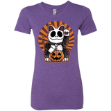 T-Shirts Purple Rush / S Halloween Neko Women's Triblend T-Shirt