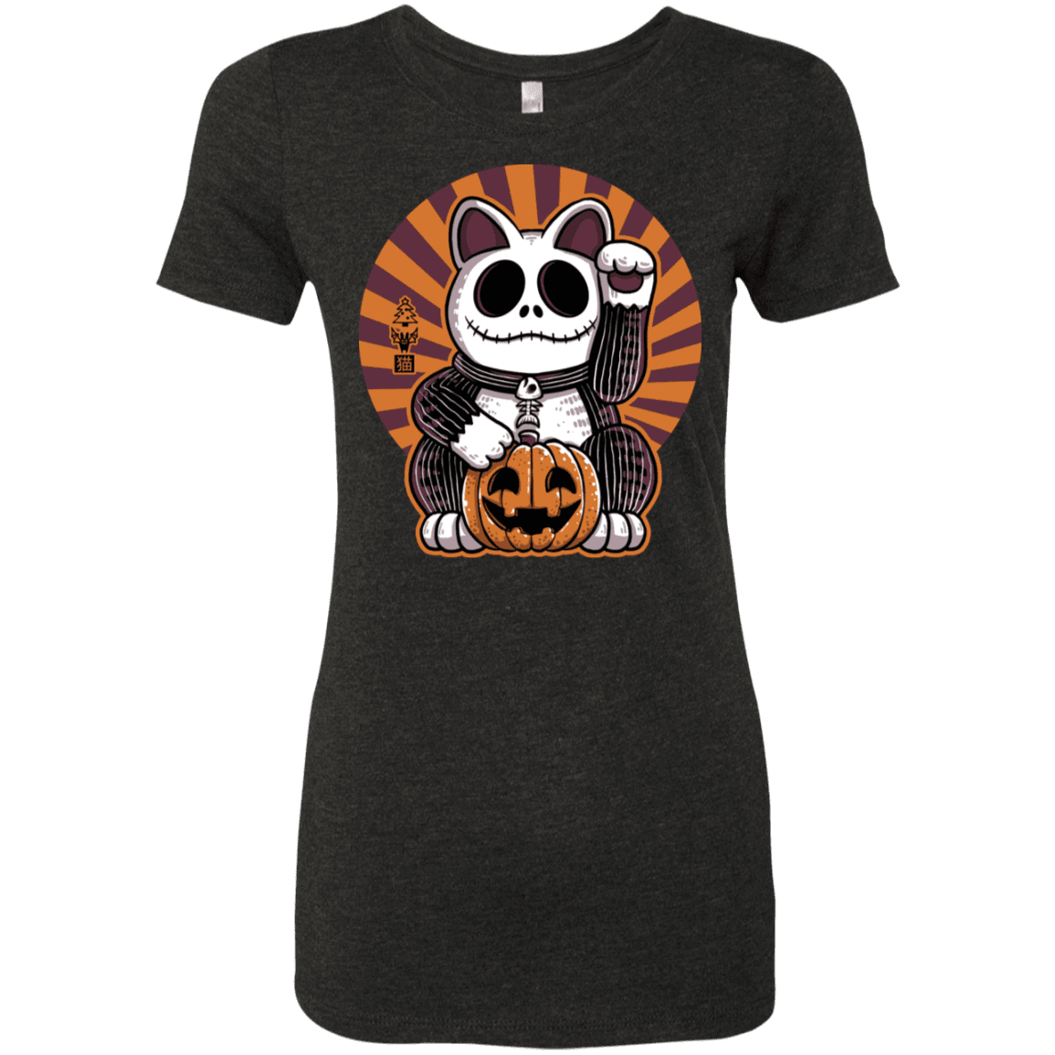 T-Shirts Vintage Black / S Halloween Neko Women's Triblend T-Shirt