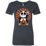 T-Shirts Vintage Navy / S Halloween Neko Women's Triblend T-Shirt