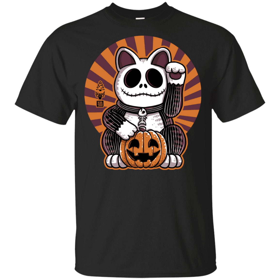 T-Shirts Black / YXS Halloween Neko Youth T-Shirt