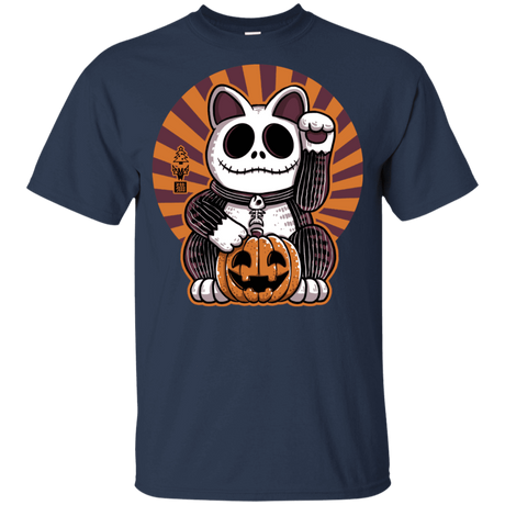 T-Shirts Navy / YXS Halloween Neko Youth T-Shirt